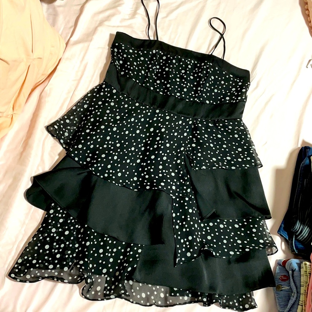 Polka dots dress/ 3 times used/ size 8
